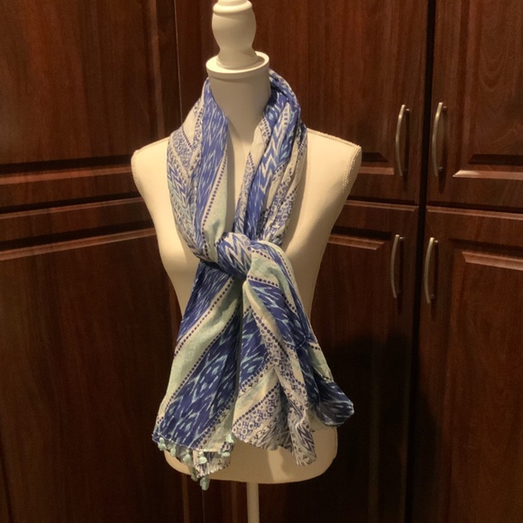 Stella & Dot women’s Scarf Blue - Picture 1 of 6